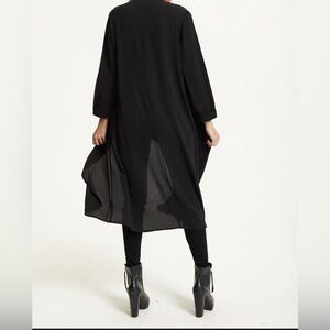 LISAKAI SEMI SHEER DUSTER COAT/SWEATER